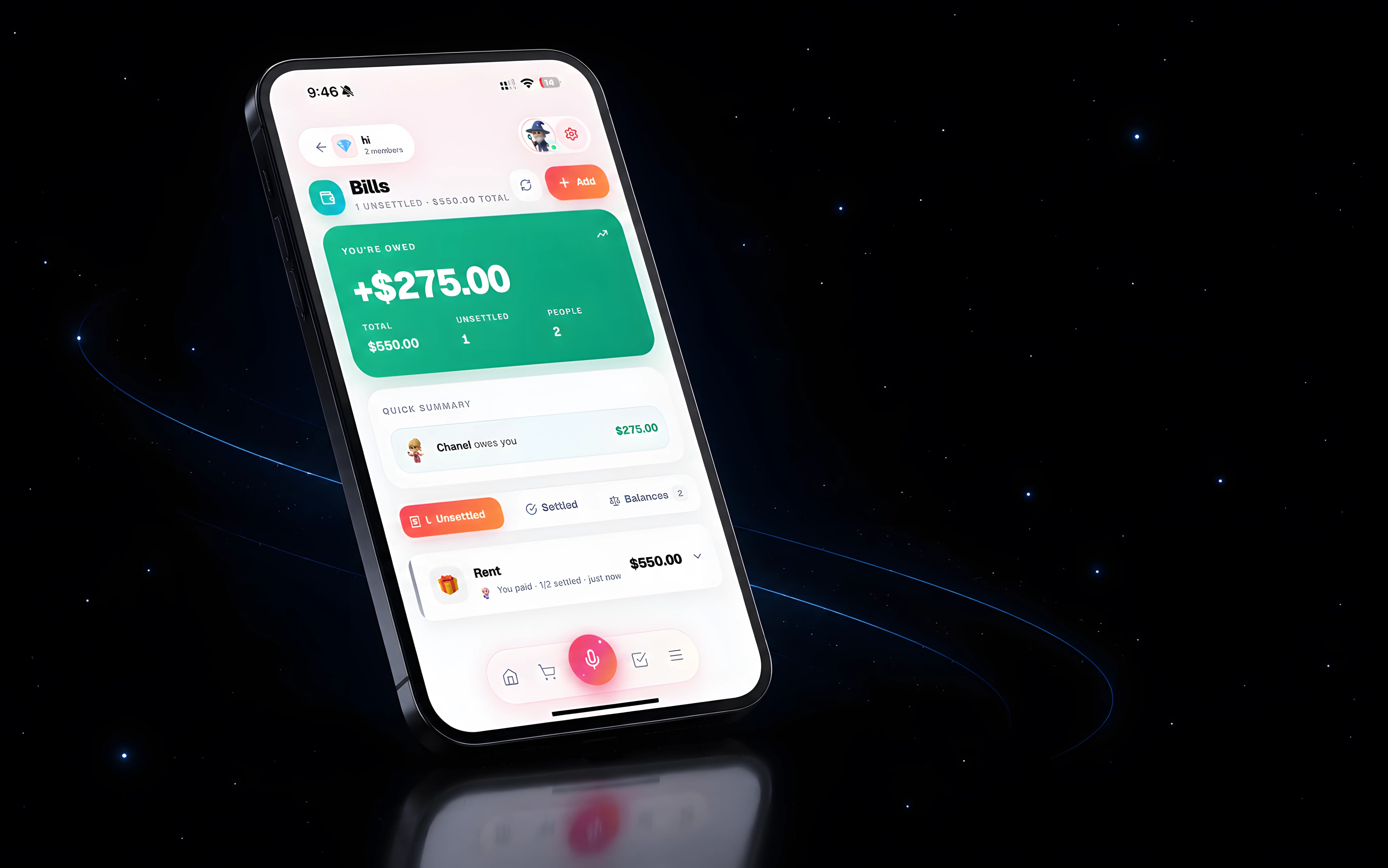 In-app experience