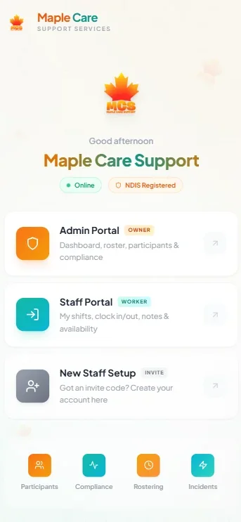 MapleCare app built by Veleria